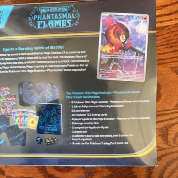 Pokemon TCG Trading Card GameMega Evolution Phantasmal Flames Elite Trainer Box - Picture 7 of 10
